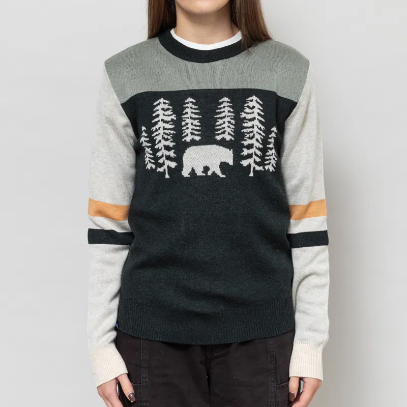 Kavu Womens Hillrose Sweater Tree Bear
