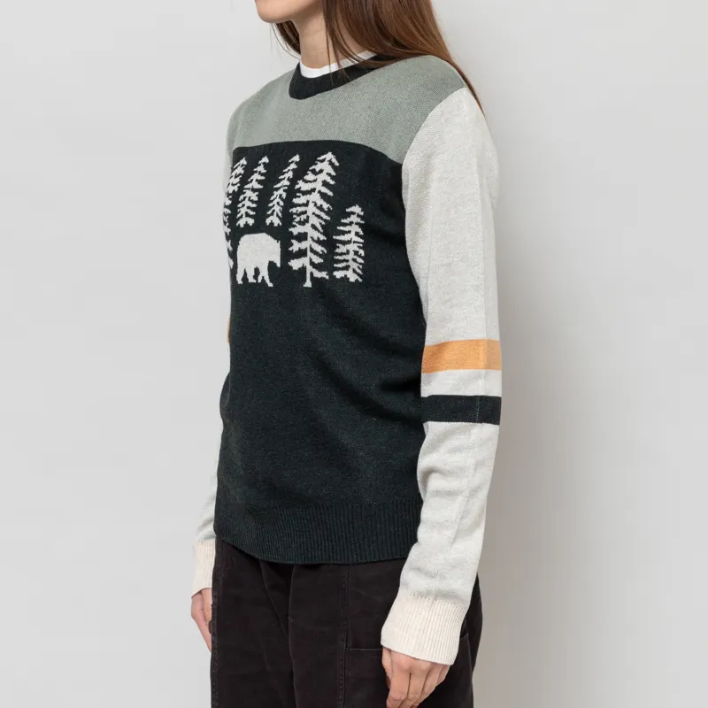 Kavu Womens Hillrose Sweater Tree Bear-1