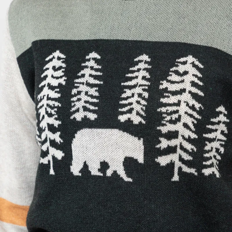Kavu Womens Hillrose Sweater Tree Bear-6