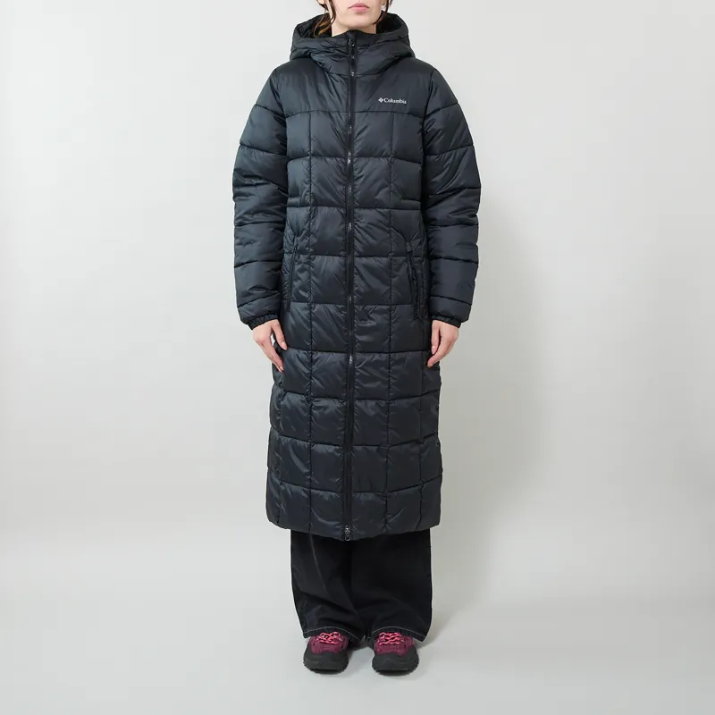 Columbia Womens Puffect III Long Jacket Black-1