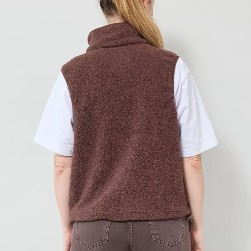 Columbia Womens Helvetia Sherpa Fleece Gilet Tobacco-2