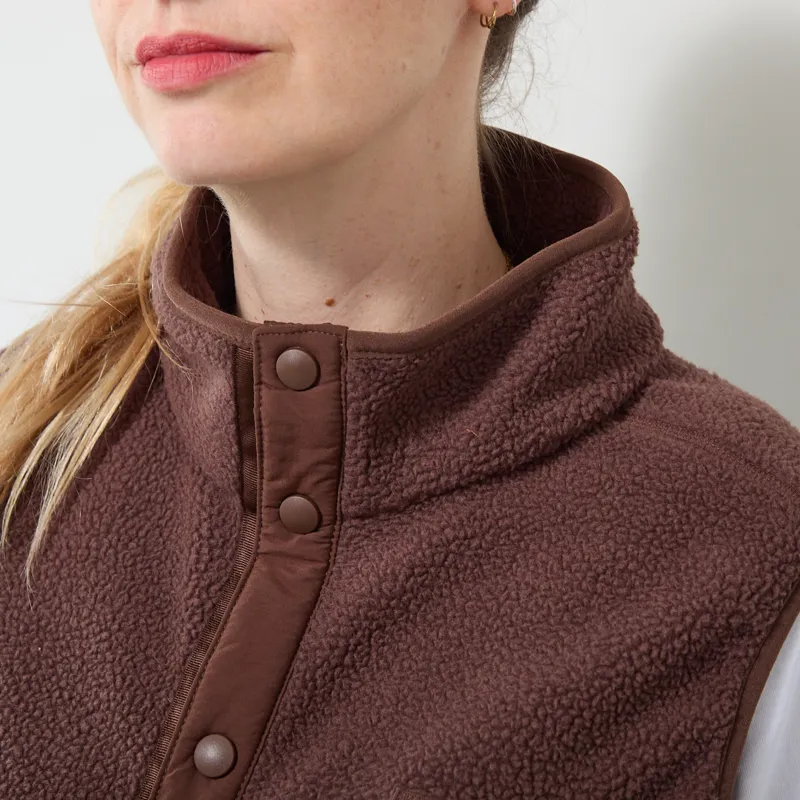Columbia Womens Helvetia Sherpa Fleece Gilet Tobacco-3
