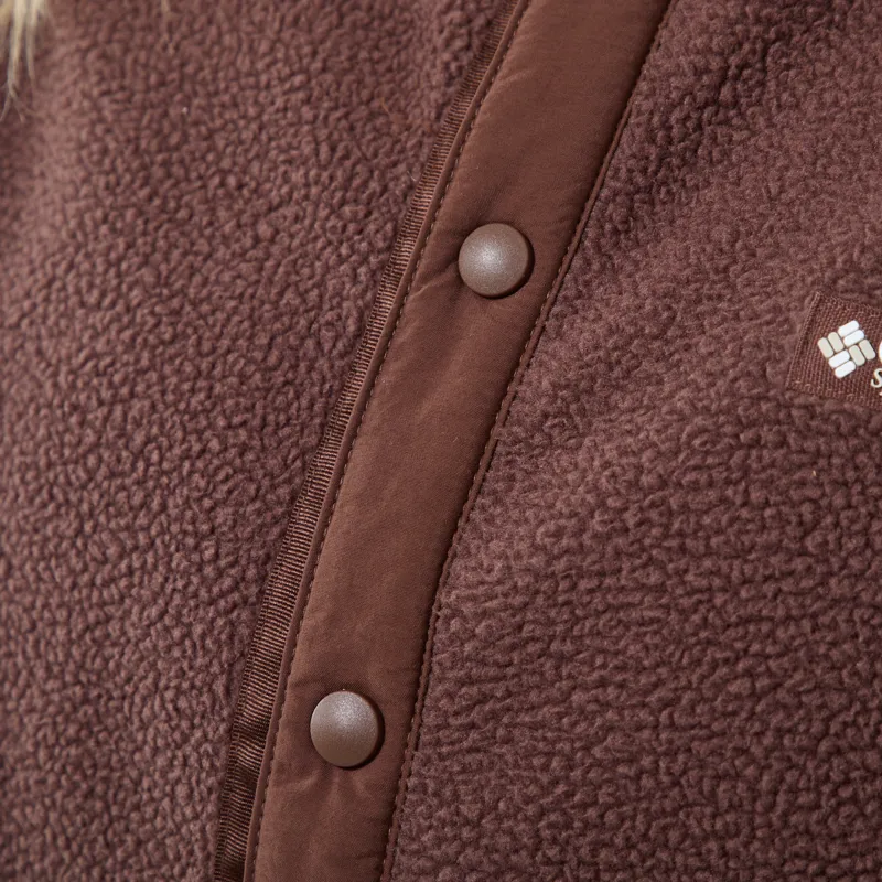 Columbia Womens Helvetia Sherpa Fleece Gilet Tobacco-4