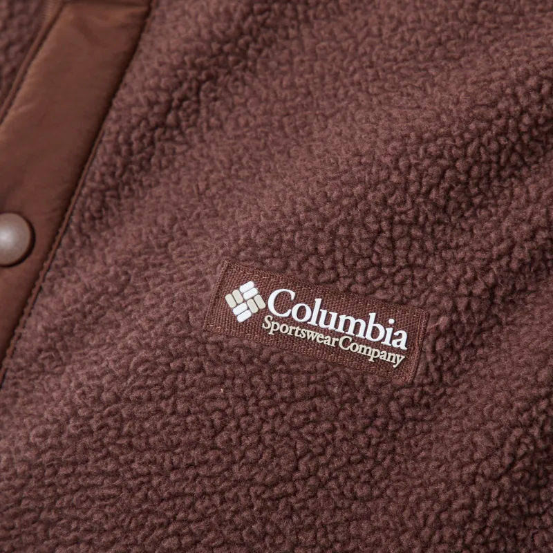 Columbia Womens Helvetia Sherpa Fleece Gilet Tobacco-6