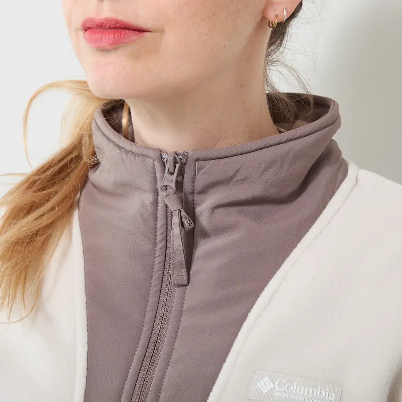 Columbia Womens Sequoia Grove II Half Zip Fleece Dark Stone Tobacco Iron-3