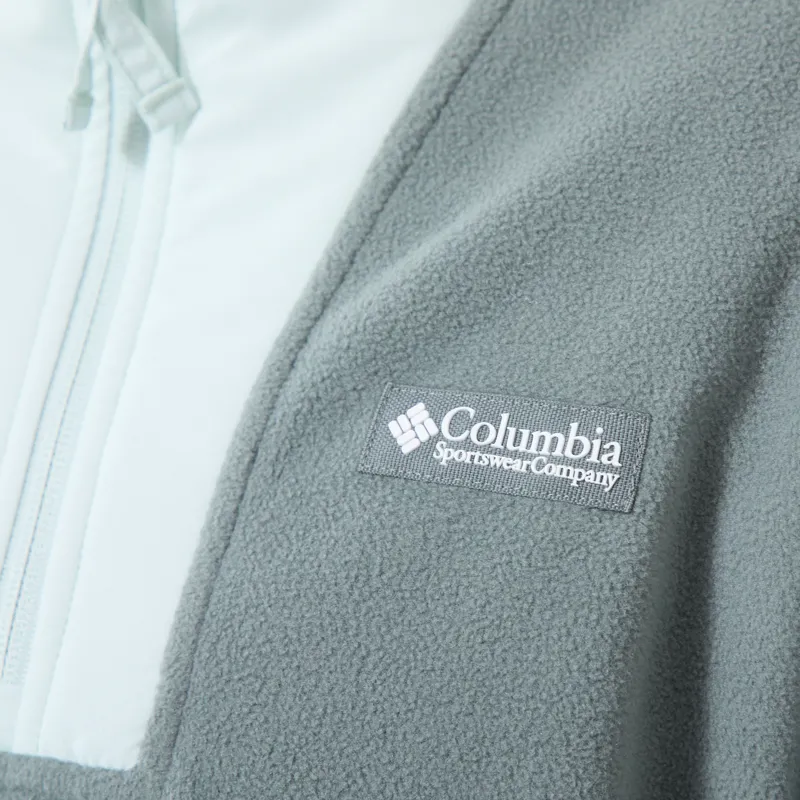 Columbia Womens Sequoia Grove II Half Zip Fleece Sedona Sage Greenscape Tea Light-4