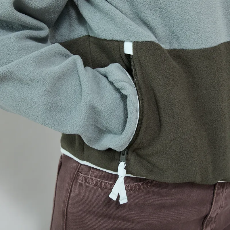 Columbia Womens Sequoia Grove II Half Zip Fleece Sedona Sage Greenscape Tea Light-5