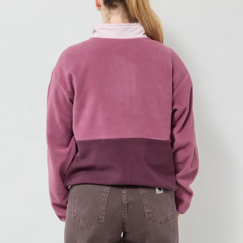 Columbia Womens Sequoia Grove II Half Zip Fleece Antique Mauve Moonvista Mineral Pink-2