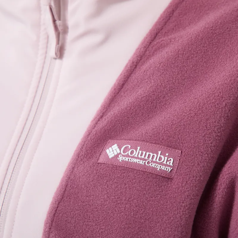 Columbia Womens Sequoia Grove II Half Zip Fleece Antique Mauve Moonvista Mineral Pink-4