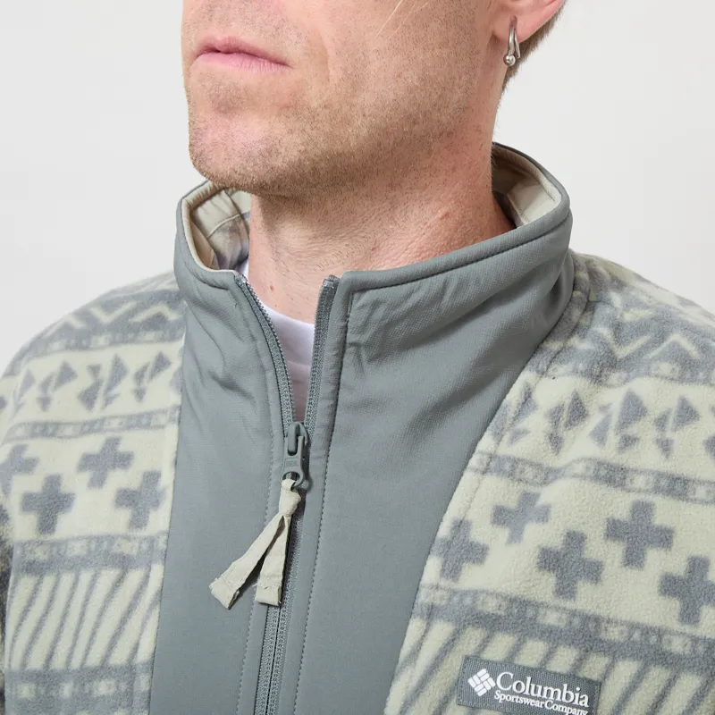 Columbia Sequoia Grove II Printed Full Zip Fleece Safari Wizard Island Tonal-3