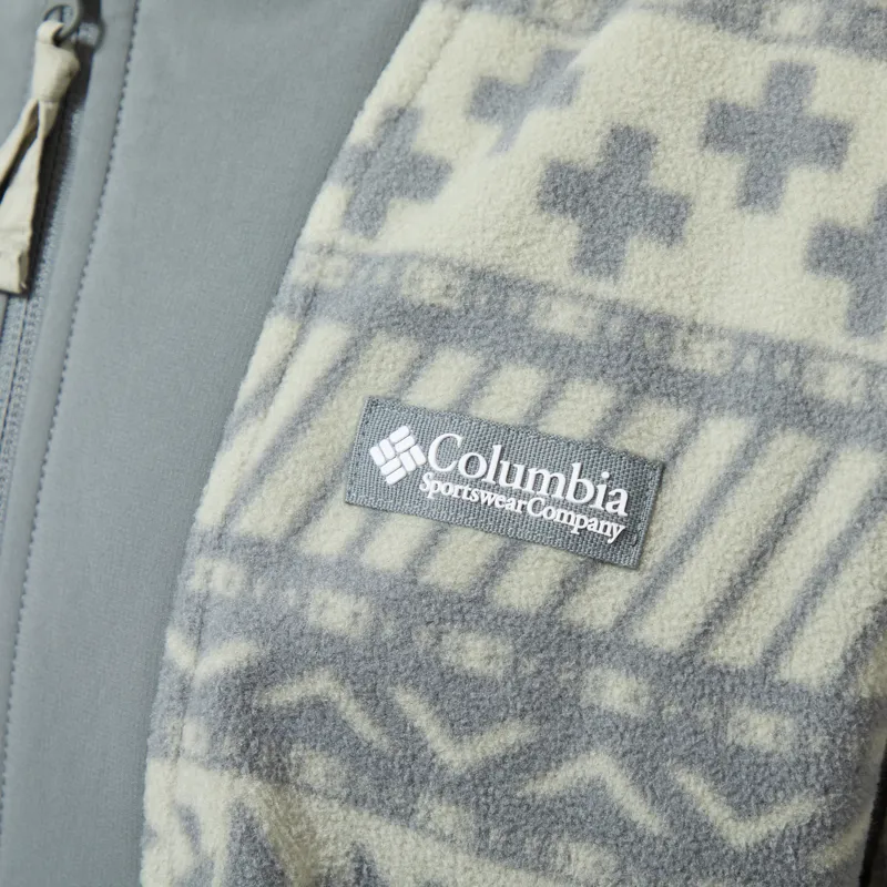 Columbia Sequoia Grove II Printed Full Zip Fleece Safari Wizard Island Tonal-5