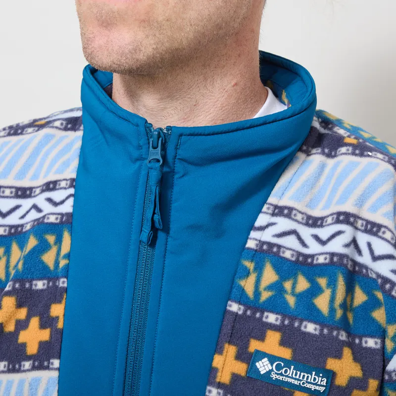 Columbia Sequoia Grove II Printed Full Zip Fleece Phoenix Blue Wizard Island-3