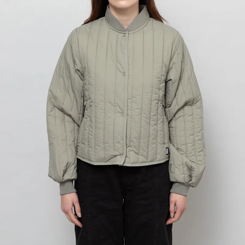 Rains Womens Banja Liner Bomber Jacket Drift
