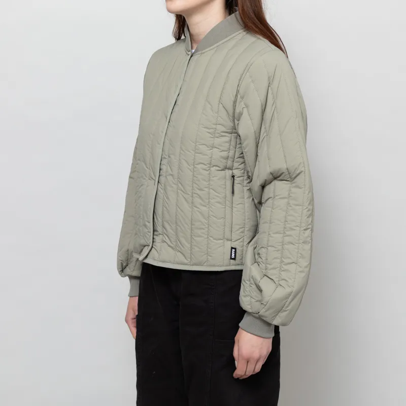 Rains Womens Banja Liner Bomber Jacket Drift-1