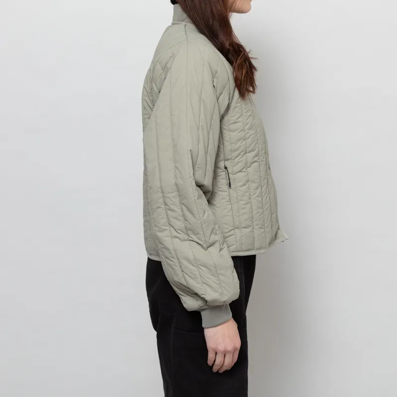 Rains Womens Banja Liner Bomber Jacket Drift-4