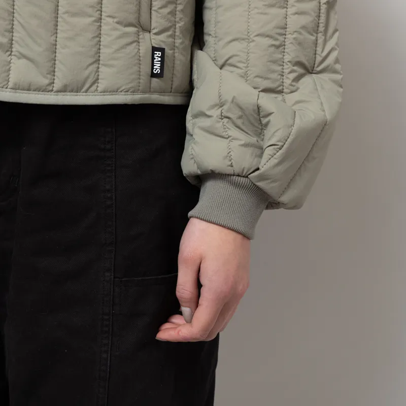 Rains Womens Banja Liner Bomber Jacket Drift-6