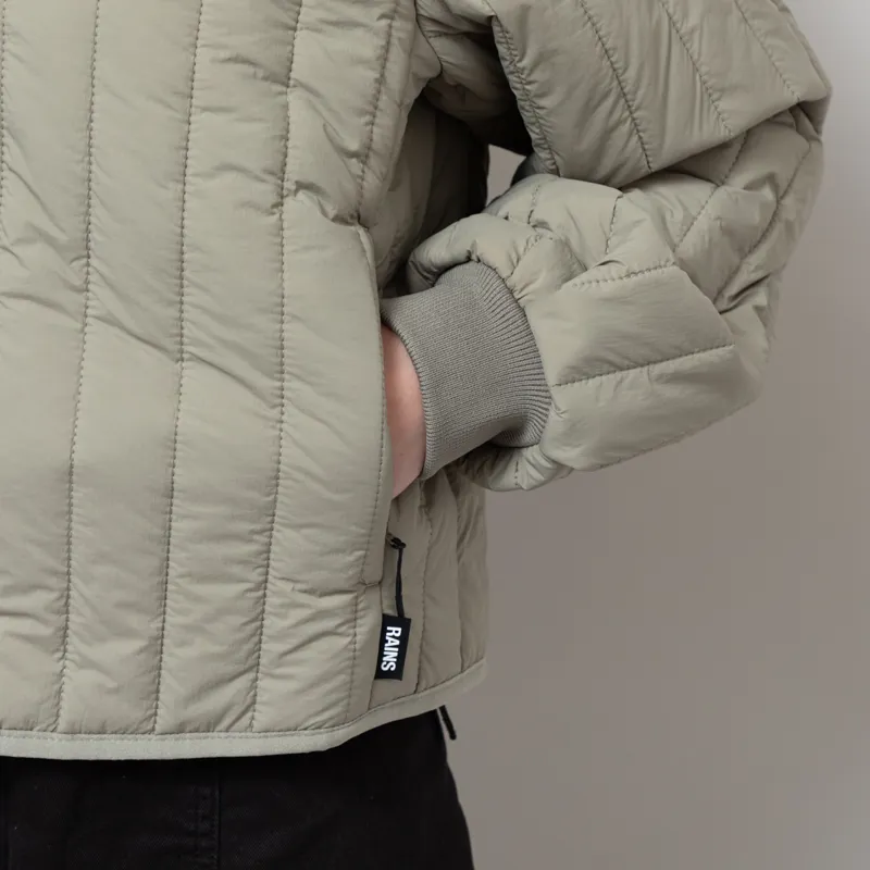 Rains Womens Banja Liner Bomber Jacket Drift-7