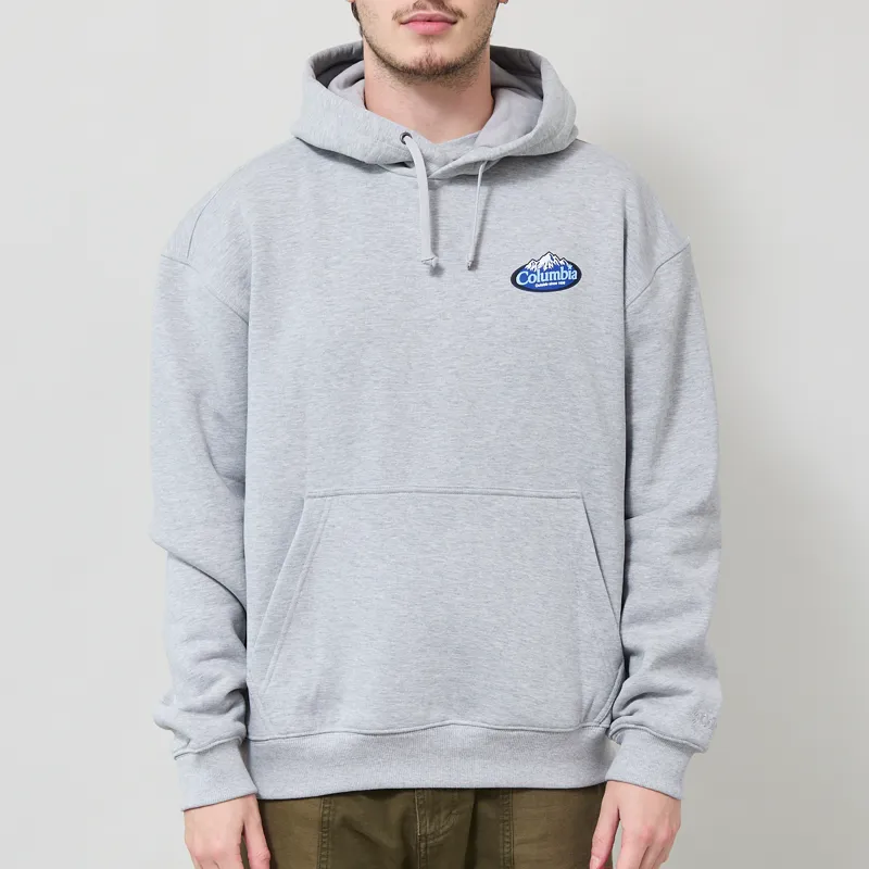 Columbia Street Tech Heavyweight Graphic Hoodie Grey Heather-2