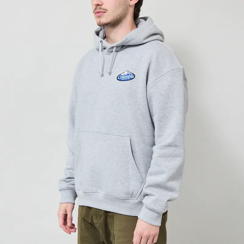 Columbia Street Tech Heavyweight Graphic Hoodie Grey Heather-1