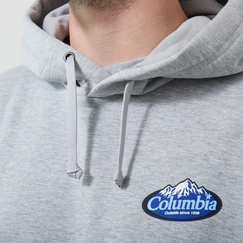 Columbia Street Tech Heavyweight Graphic Hoodie Grey Heather-4