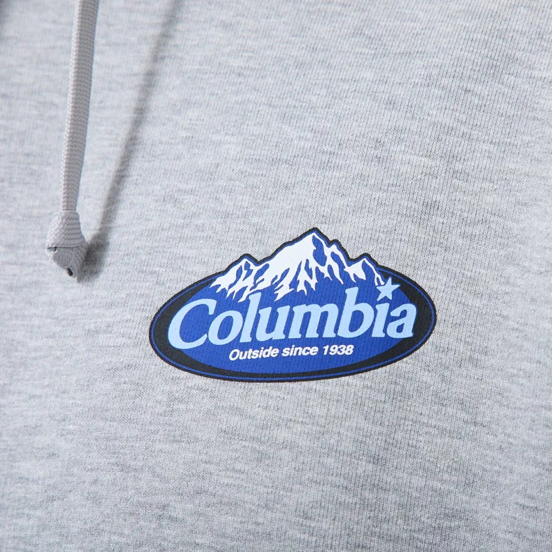 Columbia Street Tech Heavyweight Graphic Hoodie Grey Heather-5