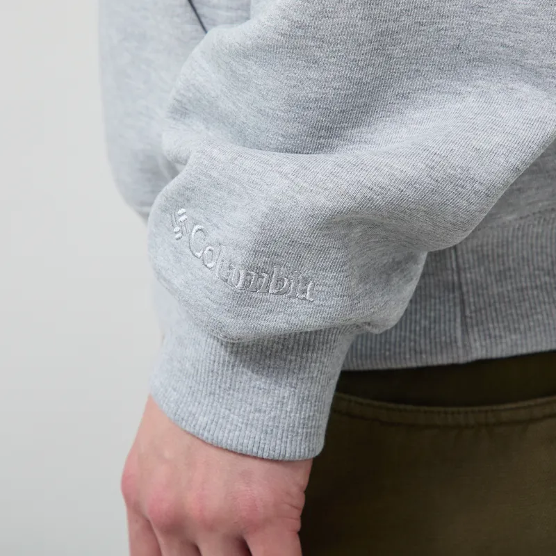 Columbia Street Tech Heavyweight Graphic Hoodie Grey Heather-8