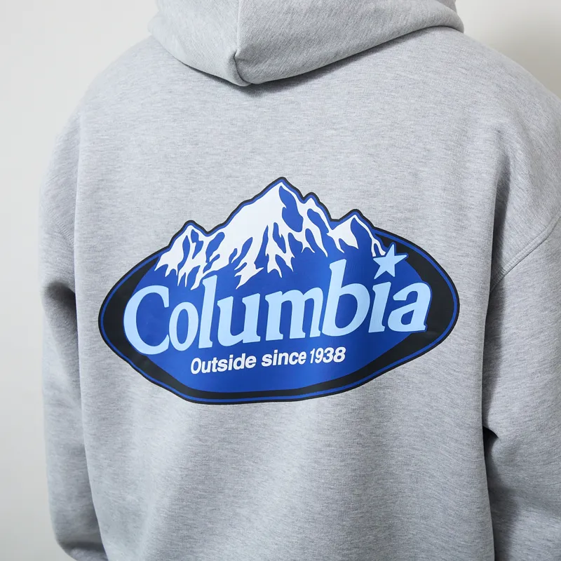 Columbia Street Tech Heavyweight Graphic Hoodie Grey Heather-9