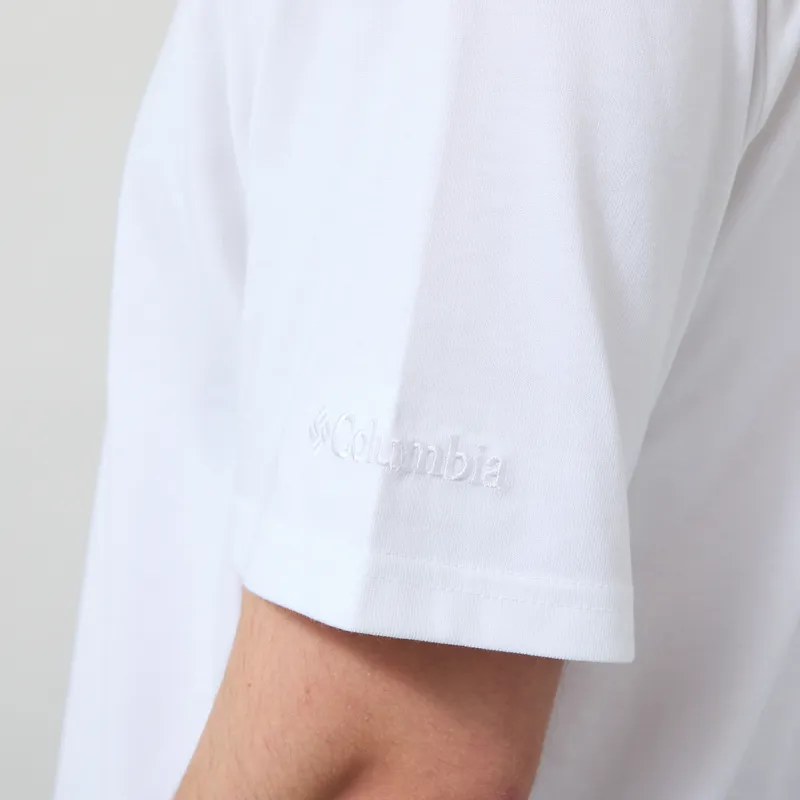 Columbia Heavyweight Graphic T Shirt White Worldwide-5