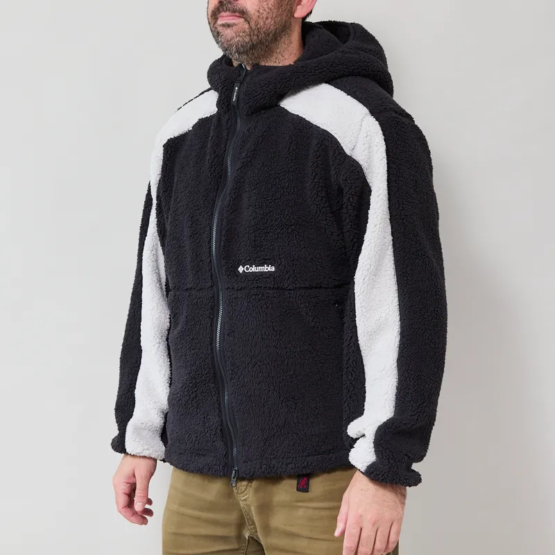 Columbia Street Tech Mou/tain Fleece Hoodie Black Moonstone-1