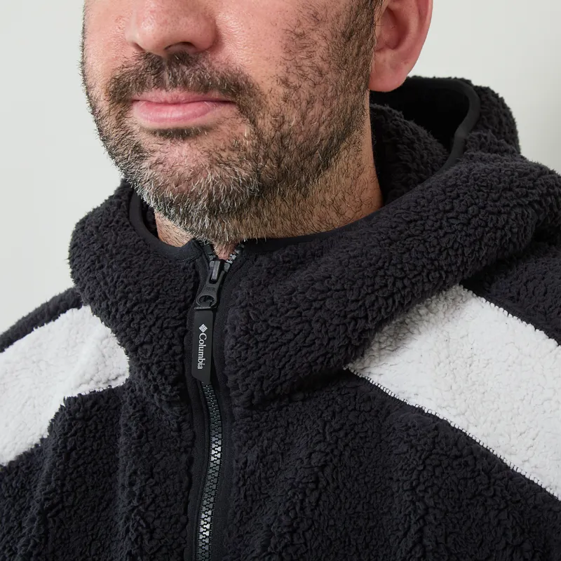 Columbia Street Tech Mou/tain Fleece Hoodie Black Moonstone-3