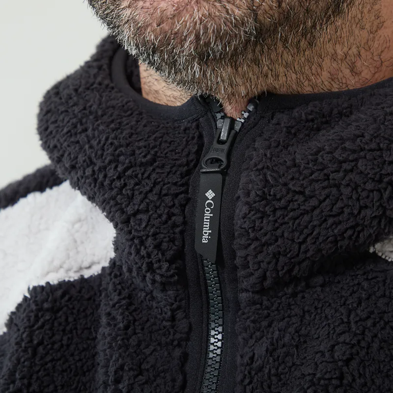 Columbia Street Tech Mou/tain Fleece Hoodie Black Moonstone-4