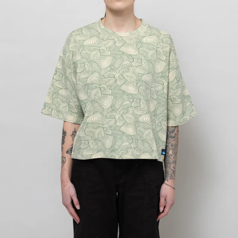 Kavu Womens Live Free T Shirt Party Wave