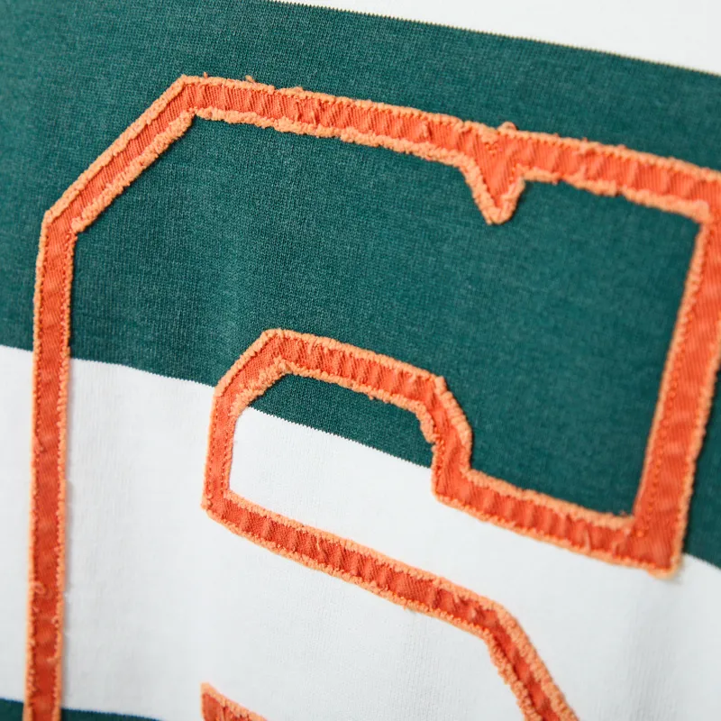 Champion Striped Polo Sweat Green-6