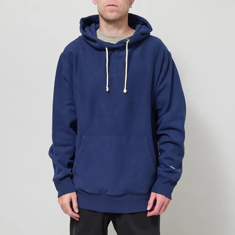 Champion Reverse Weave Hooded Sweatshirt Navy Blue
