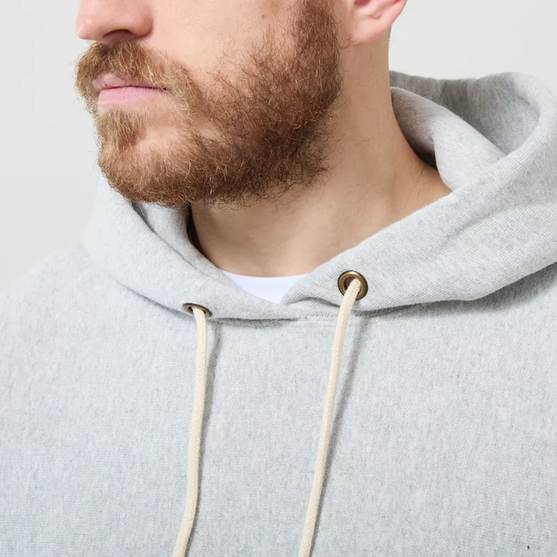 Champion Reverse Weave Hooded Sweatshirt Grey-3