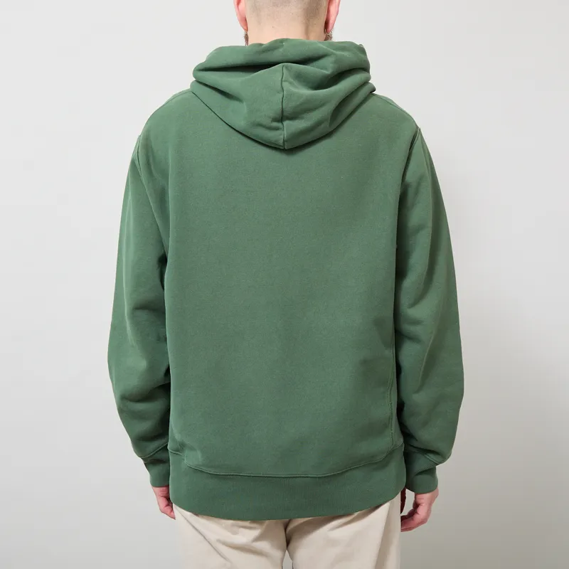 Champion Reverse Weave Hooded Sweatshirt Green-2