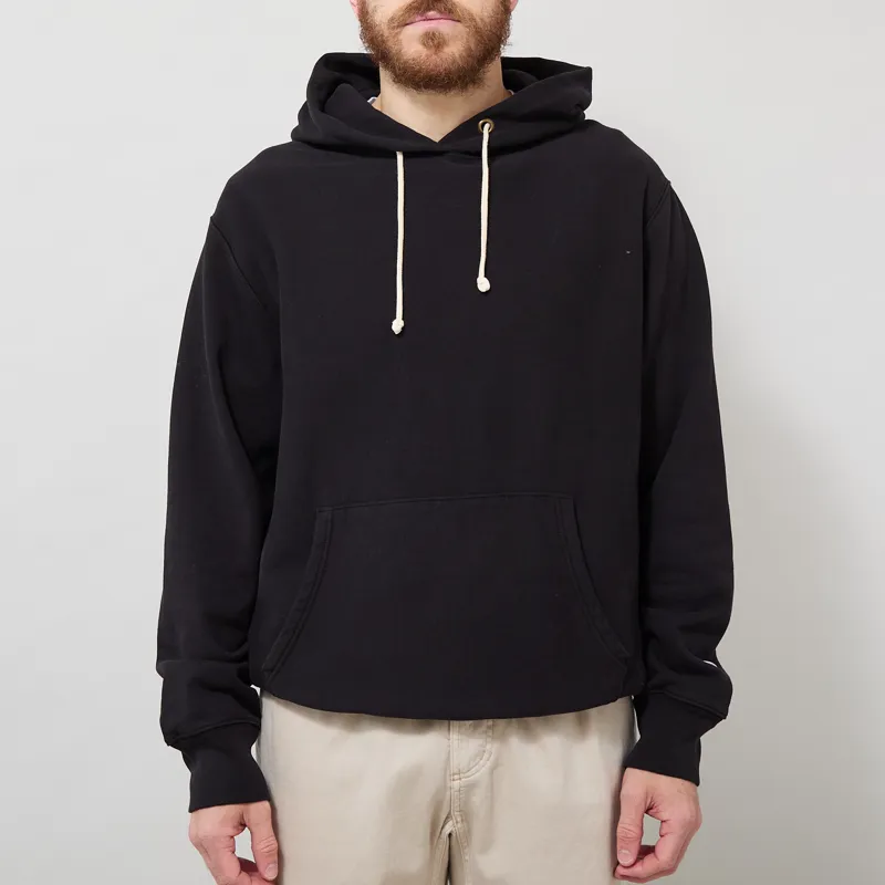Champion Reverse Weave Hooded Sweatshirt Black