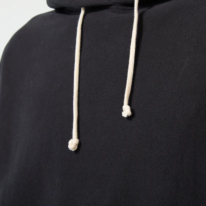 Champion Reverse Weave Hooded Sweatshirt Black-5