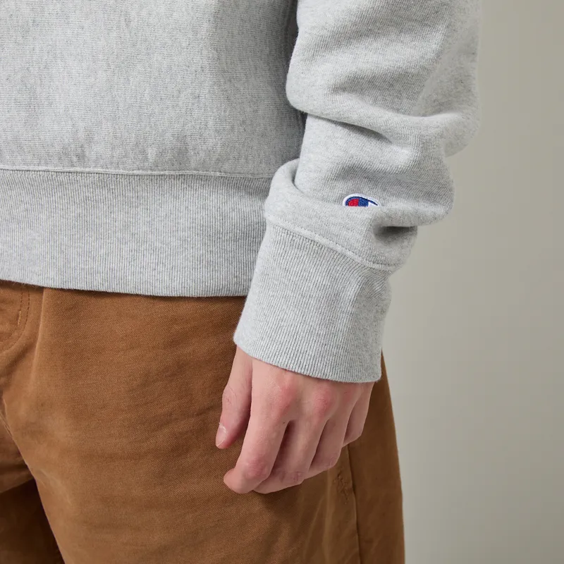 Champion Reverse Weave Crewneck Sweatshirt Grey-5