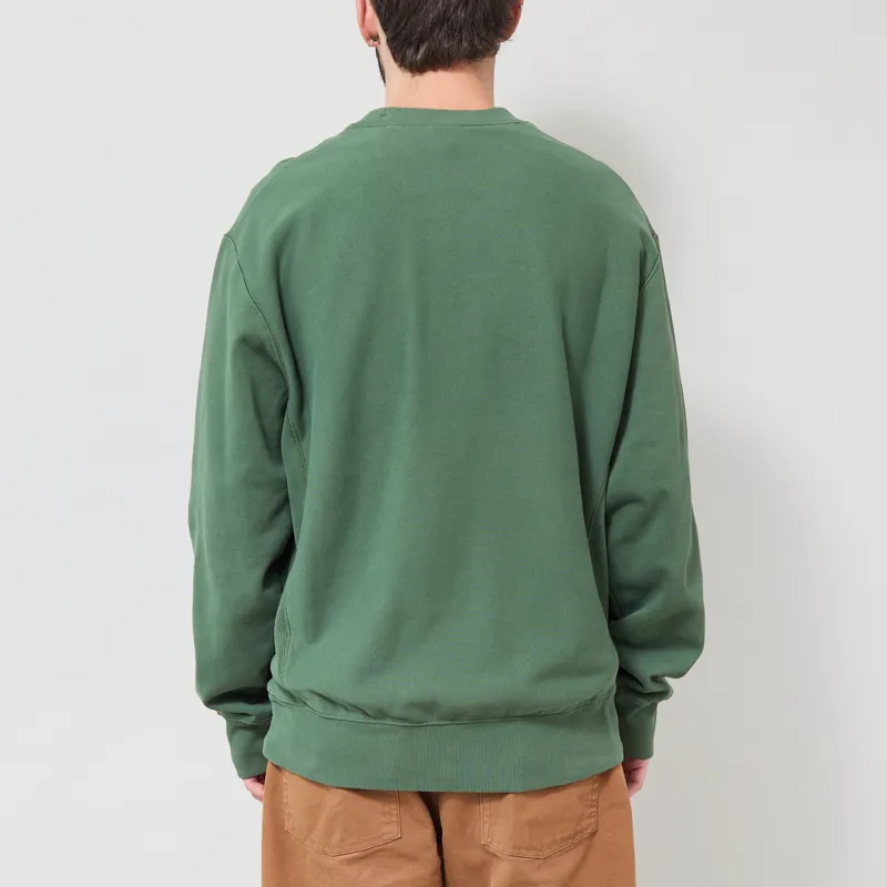 Champion Reverse Weave Crewneck Sweatshirt Green-2