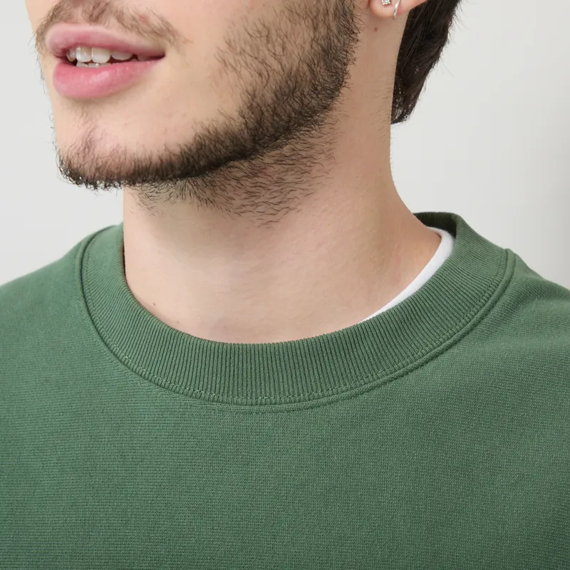 Champion Reverse Weave Crewneck Sweatshirt Green-3