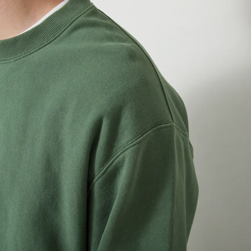 Champion Reverse Weave Crewneck Sweatshirt Green-4