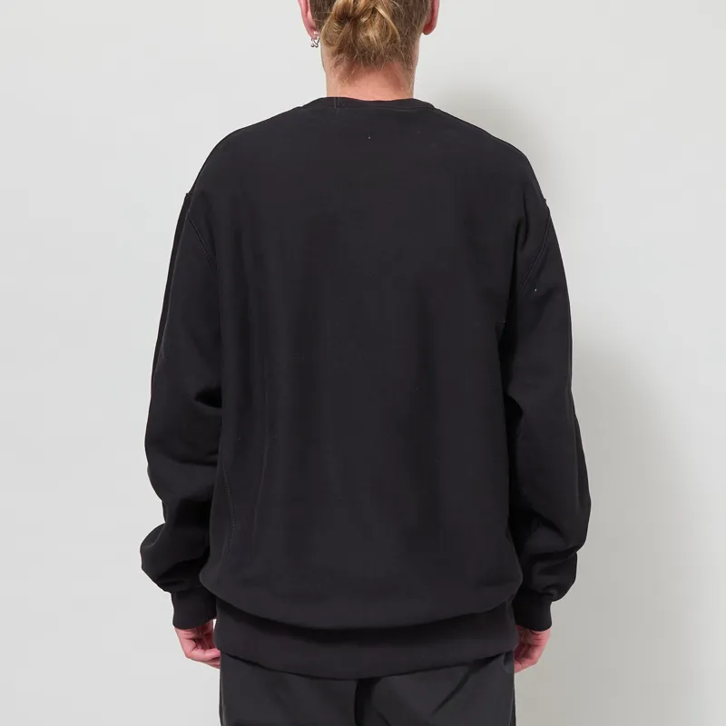 Champion Reverse Weave Crewneck Sweatshirt Black-2