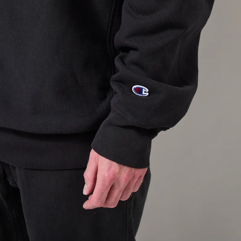 Champion Reverse Weave Crewneck Sweatshirt Black-6