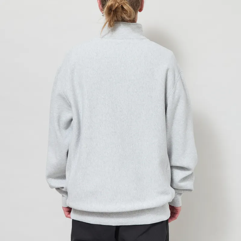 Champion Reverse Weave Half Zip Sweatshirt Grey-2