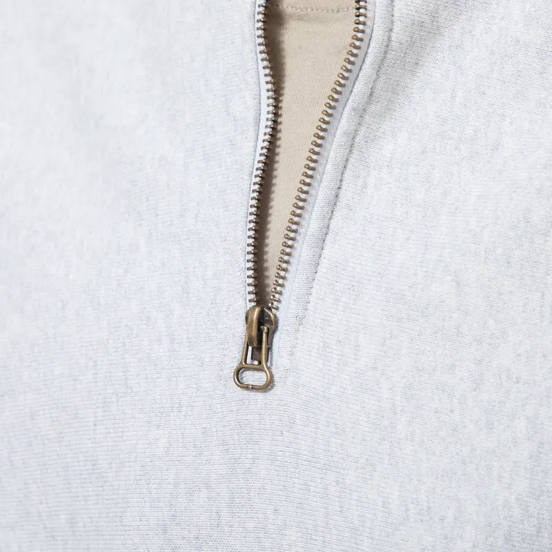 Champion Reverse Weave Half Zip Sweatshirt Grey-4