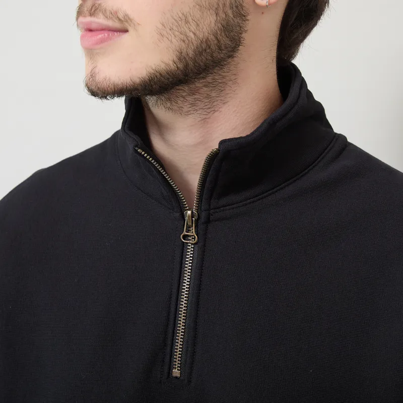 Champion Reverse Weave Half Zip Sweatshirt Black-3