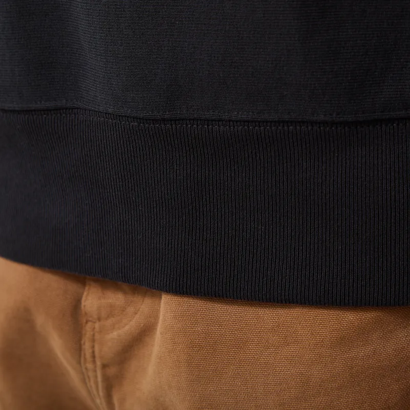 Champion Reverse Weave Half Zip Sweatshirt Black-7