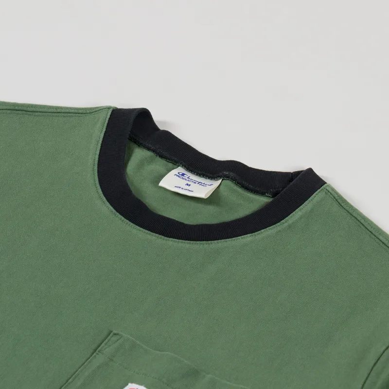Champion Pocket T Shirt Green-2
