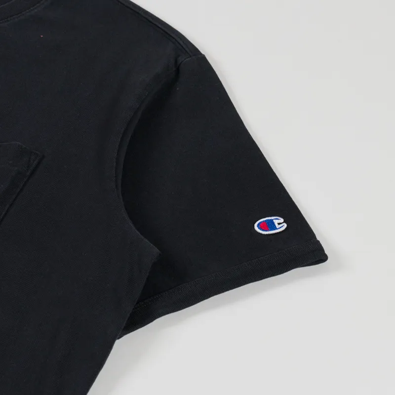 Champion Pocket T Shirt Black-4